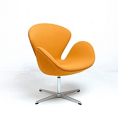 Show product details for Jacobsen Swan Chair - Melon Orange