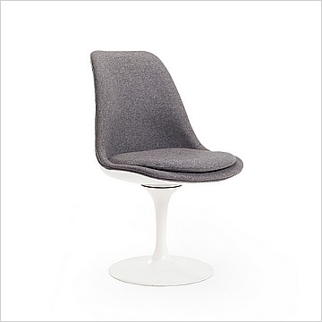 Saarinen Style: Tulip Side Chair - Fully Upholstered