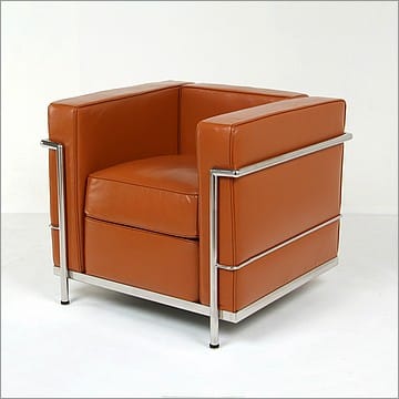 Le Corbusier Style LC2 Chair - Honey Tan - View 7
