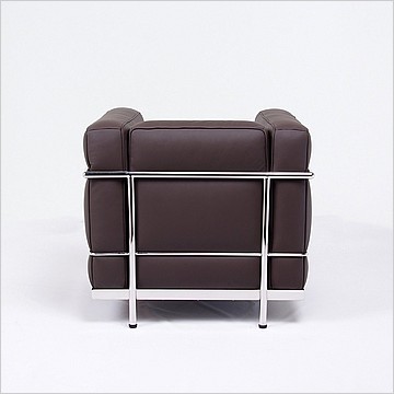 Le Corbusier Style LC2 Chair - Espresso Brown - View 4