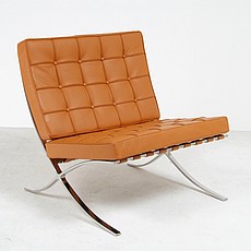 Bauhaus Exhibition Chair Reproduction with Ottoman