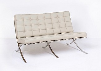 Show product details for Exhibition Loveseat -  Khaki Tan Leather