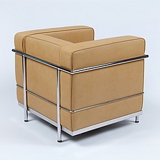 Le Corbusier Petite LC3 Chair in Tan Leather