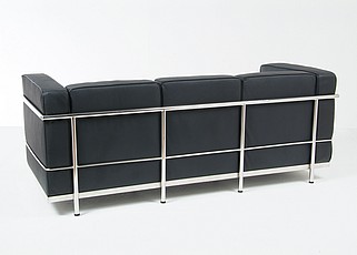 Le Corbusier Petite LC3 Sofa in Tan Leather