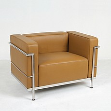 Show product details for Grande Lounge Chair - Terra Brown Leather