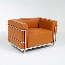Show product details for Le Corbusier: LC3 Grande Lounge Chair Reproduction