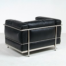 Le Corbusier LC3 Chair in Black Leather