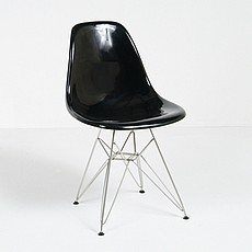 Show product details for Eames: Molded Fiberglass Side Chair Reproduction