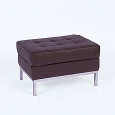 Show product details for Florence Knoll: Ottoman Reproduction - Fabric