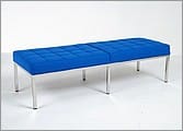 Show product details for Florence Knoll: 60 inch Bench Reproduction - Fabric