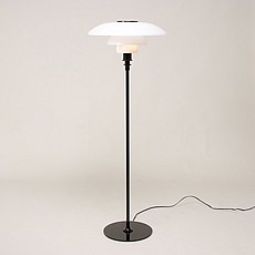 Show product details for Poul Henningsen Style: PH Glass Floor Lamp