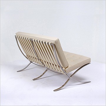 Exhibition Loveseat - Inspired by the Barcelona Chair - Photo 3