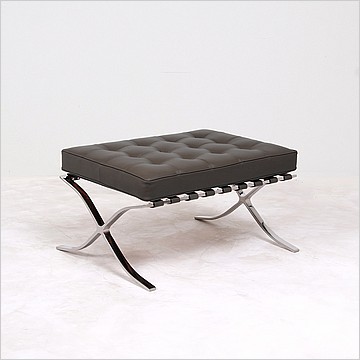 Mies van der Rohe Style: Expo Footstool - Standard Black