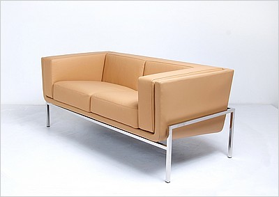 Eero Saarinen Style: GM Lobby Loveseat