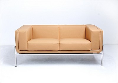 Eero Saarinen Style: GM Lobby Loveseat