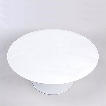 Eero Saarinen Style: Tulip Coffee Table 35 inch Round - Quartz Top