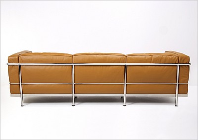 Grande Feather Relaxed Sofa - Earth Tan Leather