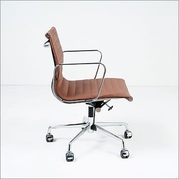 Charles Eames Style: Thin Pad Office Chair (Mid Back)