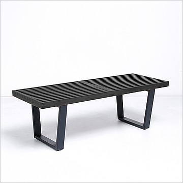 George Nelson Style: Slat Bench - 48 Inch