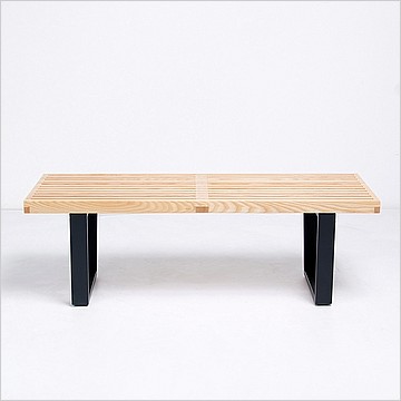 George Nelson Style: Slat Bench - 48 Inch