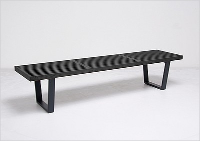 George Nelson Style: Slat Bench - 72 Inch