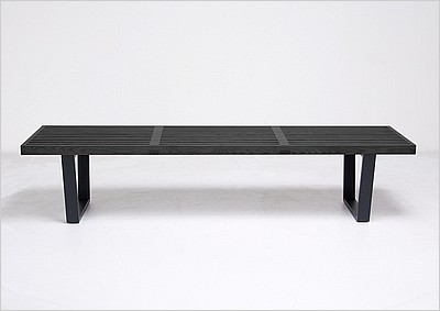 George Nelson Style: Slat Bench - 72 Inch