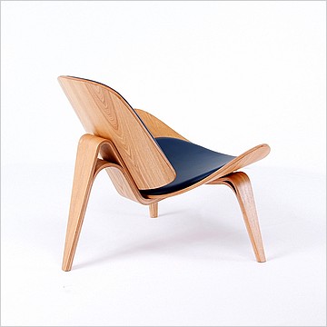 Wegner Style: Shell Chair - Leather