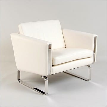 JH Lounge Chair - Bistro Crema Leather