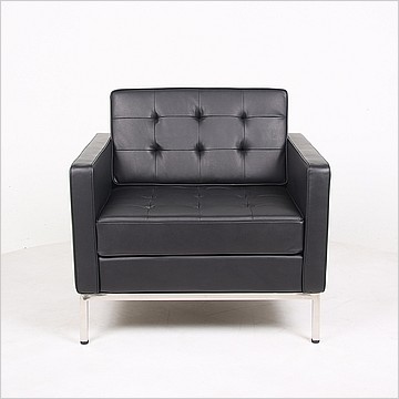 Florence Knoll Like Lounge Chair Black