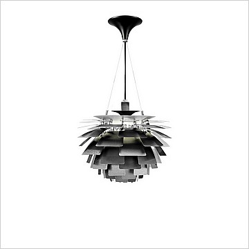 Artichoke Chandelier in Black