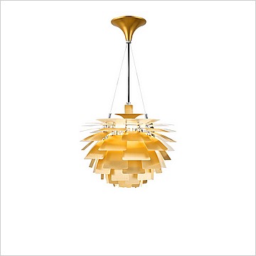 Artichoke Chandelier in Brass