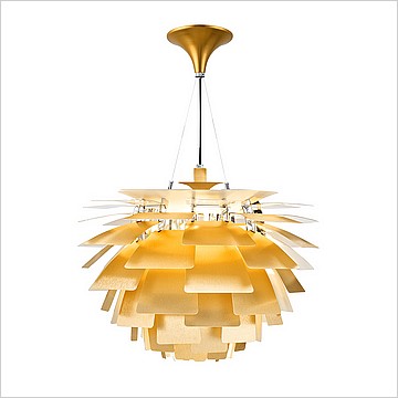 Artichoke Chandelier in Brass