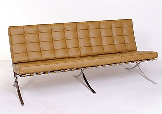 Exhibition Sofa - Terra Brown Leather