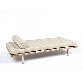 Exhibition Daybed - Buff Tan Leather