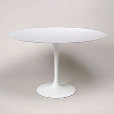 Clearance: Saarinen Style Tulip Dining Table 48 Inch Round- Quartz Top (Old Style)