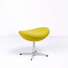 Jacobsen Egg Ottoman - Chartreuse Green