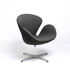 Show product details for Jacobsen Swan Chair - Midnight Black