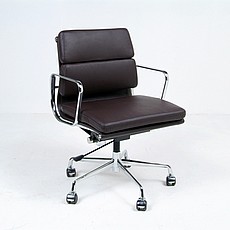 Show product details for Charles Eames Style Soft Pad Office Chair (Mid Back)